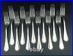 CHRISTOFLE 12 FOURCHETTES DE TABLE EN MÉTAL ARGENTÉ Modèle SPATOURS