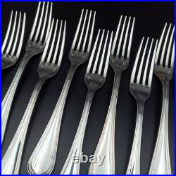 CHRISTOFLE 12 FOURCHETTES DE TABLE EN MÉTAL ARGENTÉ Modèle SPATOURS