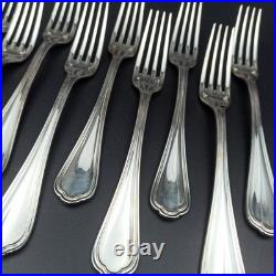 CHRISTOFLE 12 FOURCHETTES DE TABLE EN MÉTAL ARGENTÉ Modèle SPATOURS