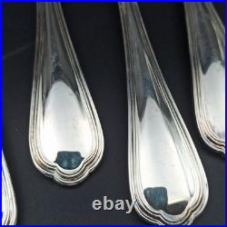 CHRISTOFLE 12 FOURCHETTES DE TABLE EN MÉTAL ARGENTÉ Modèle SPATOURS