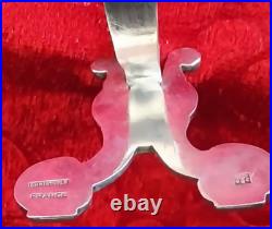 CHRISTOFLE 12 PORTE-COUTEAUX en Métal Argenté Modèle VENDOME Décor à Palmettes CHRISTOFLE 12 PORTE-COUTEAUX en Métal Argenté Modèle VENDOME Décor à Palmettes