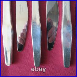 CHRISTOFLE 12 couteau à entremet en métal argenté modèle Orly 2