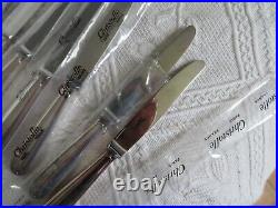 CHRISTOFLE 12 couteaux à entremet métal argenté modèle Versailles sous blister