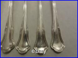 CHRISTOFLE 12 couverts à entremet en métal argenté modèle filet contour