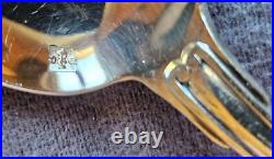 CHRISTOFLE 12 cuillères à moka en métal argenté modèle coquille VENDOME