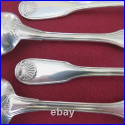 CHRISTOFLE 12 cuillères à soupe en métal argenté modèle coquille Vendôme 1 CHRISTOFLE 12 cuillères à soupe en métal argenté modèle coquille Vendôme 1