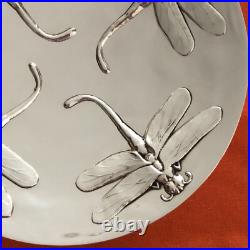 CHRISTOFLE 2 Coupelles MODÈLE LIBELLULE Métal Argenté -TBE