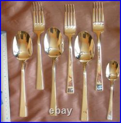 CHRISTOFLE 3 couverts de ménagère + cuillère café métal argenté modèle CONCORDE