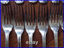 CHRISTOFLE ANCIEN SERVICE A POISSON 24 PCS metal argenté MODELE ART DECO