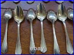 CHRISTOFLE ANCIENNE MENAGERE 37 PCS metal argenté MODELE SPATOURS CHRISTOFLE ANCIENNE MENAGERE 37 PCS metal argenté MODELE SPATOURS