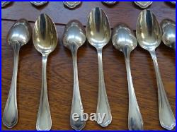 CHRISTOFLE ANCIENNE MENAGERE 37 PCS metal argenté MODELE SPATOURS
