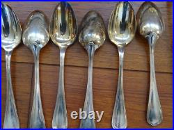 CHRISTOFLE ANCIENNE MENAGERE 37 PCS metal argenté MODELE SPATOURS