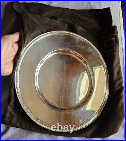 CHRISTOFLE Assiette de présentation en métal argenté modèle PERLES? = 29,7 cm