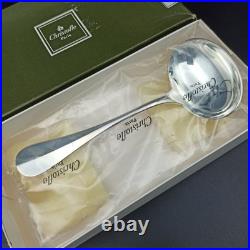 CHRISTOFLE CUILLÈRE À SAUCE EN MÉTAL ARGENTÉ Modèle FIDELIO BAGUETTE Neuve