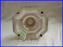 CHRISTOFLE, MODELE AMERICA, BOUGEOIR EN METAL ARGENTE, EPOQUE 20ème