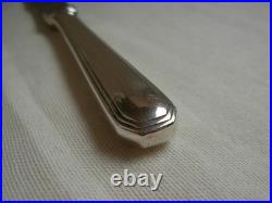 CHRISTOFLE, MODELE AMERICA, SERIE DE 12 COUTEAUX A DESSERT EN METAL ARGENTE, 20ème