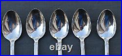 CHRISTOFLE MODELE ARIA 6 CUILLERES A CAFE (coffee spoon) METAL ARGENTE