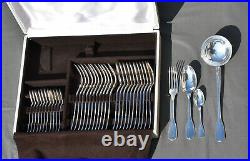 CHRISTOFLE Ménagère 37 pces en métal argenté modèle Versailles cutlery set