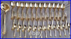 CHRISTOFLE Ménagère art déco 37 pièces métal argenté Modèle BOREAL Luc LANEL CHRISTOFLE Ménagère art déco 37 pièces métal argenté Modèle BOREAL Luc LANEL