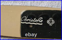 CHRISTOFLE Ménagère métal argenté en coffret 6 personnes Modèle coquille BERAIN