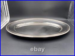 CHRISTOFLE Plat de service en métal argenté modèle Perles