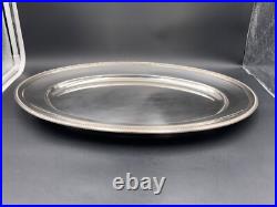 CHRISTOFLE Plat de service en métal argenté modèle Perles