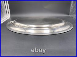 CHRISTOFLE Plat de service en métal argenté modèle Perles