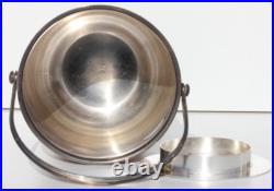 CHRISTOFLE SEAU A GLACE EN METAL ARGENTE MODELE ORMESSON H. 15,5 cm