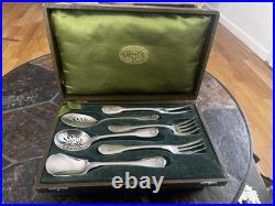 CHRISTOFLE ancien Service à mignardises 6 pièces Modèle VENDÔME COQUILLE