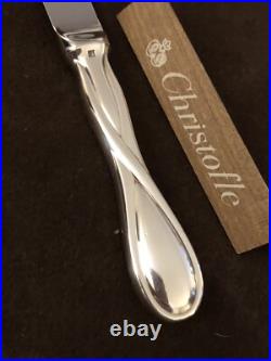 CHRISTOFLE couteau à fromage -modèle GALEA -métal argenté BLISTER BOÎTE