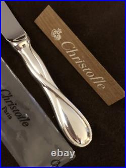 CHRISTOFLE couteau à fromage -modèle GALEA -métal argenté BLISTER BOÎTE