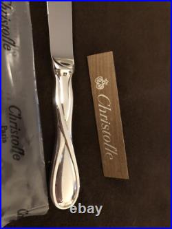 CHRISTOFLE couteau à fromage -modèle GALEA -métal argenté BLISTER BOÎTE