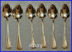 CHRISTOFLE modèle PERLES 6 fourchettes à ENTREMETS en métal argenté