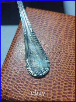 CHRISTOFLE modèle RUBANS CROISÉS métal argenté Cuillères MOKA/Couverts à salade