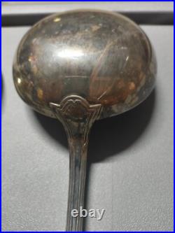 CHRISTOFLE modèle RUBANS CROISÉS métal argenté Cuillères MOKA/Couverts à salade