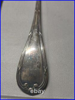 CHRISTOFLE modèle RUBANS CROISÉS métal argenté Cuillères MOKA/Couverts à salade