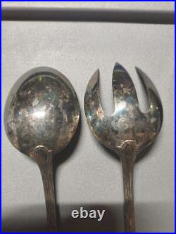 CHRISTOFLE modèle RUBANS CROISÉS métal argenté Cuillères MOKA/Couverts à salade