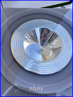 COUPE CHRISTOFLE MODELE VIBRATION EN METAL ARGENTÉ diametre 14,5 cm scellé
