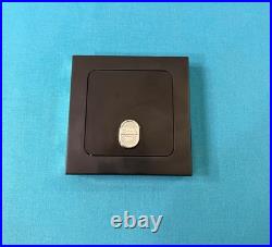 Cadre porte photo double CHRISTOFLE modèle FILET métal argenté 16,5x8 cm