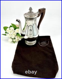 Cafetière Christofle modèle Malmaison en métal argenté