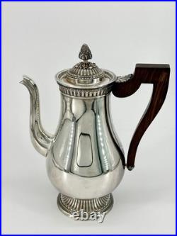 Cafetière Christofle modèle Malmaison en métal argenté