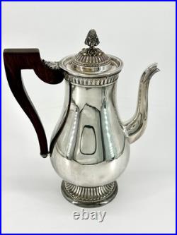 Cafetière Christofle modèle Malmaison en métal argenté