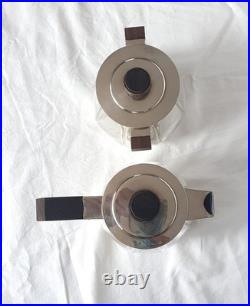 Cafetiere Sucrier Christofle Rare Modele Liberia 1927 Metal Argente Art Deco