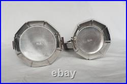 Cafetiere Sucrier Christofle Rare Modele Liberia 1927 Metal Argente Art Deco