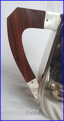 Cafetiere Sucrier Christofle Rare Modele Liberia 1927 Metal Argente Art Deco