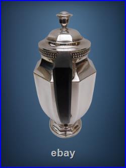 Cafetière, Verseuse CHRISTOFLE GALLIA Métal Argenté modèle COLBERT 5834 Art Déco