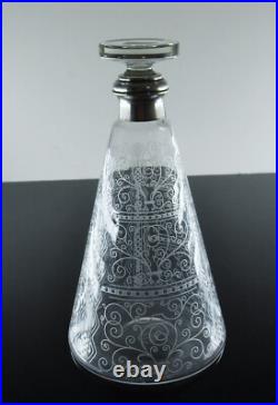Carafe A Vin Whisky Grave Degage Acide Metal Argente Modele Lido Baccarat Signe Carafe A Vin Whisky Grave Degage Acide Metal Argente Modele Lido Baccarat Signe