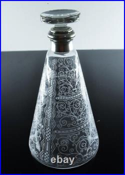 Carafe A Vin Whisky Grave Degage Acide Metal Argente Modele Lido Baccarat Signe Carafe A Vin Whisky Grave Degage Acide Metal Argente Modele Lido Baccarat Signe