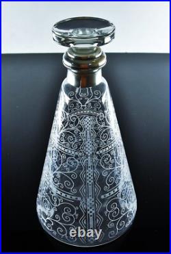 Carafe A Vin Whisky Grave Degage Acide Metal Argente Modele Lido Baccarat Signe Carafe A Vin Whisky Grave Degage Acide Metal Argente Modele Lido Baccarat Signe