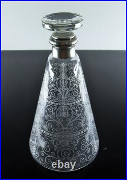 Carafe A Vin Whisky Grave Degage Acide Metal Argente Modele Lido Baccarat Signe Carafe A Vin Whisky Grave Degage Acide Metal Argente Modele Lido Baccarat Signe